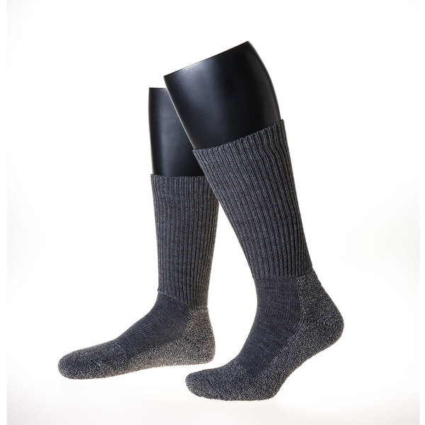 Funktionssocke, Schurwolle, Baumwolle, Made in Germany halblang Stiefel-Socke