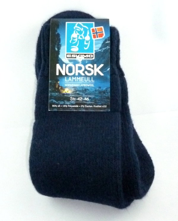 Thermo Socken Made in Norwegen Vollplüsch  Schafwolle extra dick