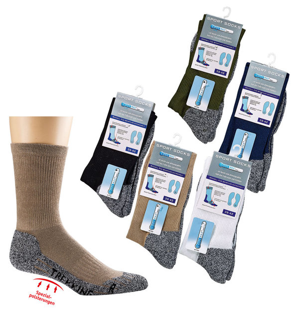 Trekking-Socken Coolmax, Funktions-Sportsocken