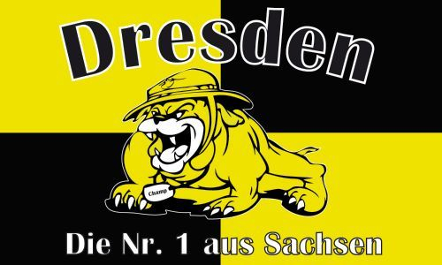 Fahne Flagge Dresden Nr.1 in Sachsen Fanflagge 90x150