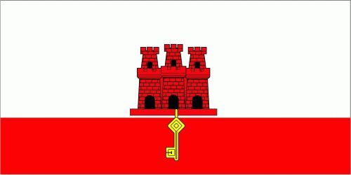 Fahne Flagge Gibraltar Hissflagge 90x150