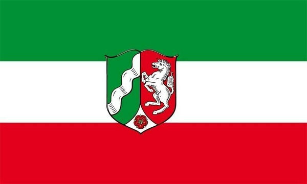 Fahne Flagge NRW Bundesland 90x150 Hissflagge